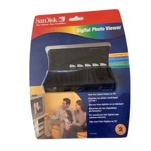 SanDisk Digital Photo Viewer and Card Reader Model #SDV-A w/Remote New - Picture 1 of 2