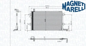 ENGINE CONDENSER AC 350203840000 MAGNETI MARELLI I - Picture 1 of 3