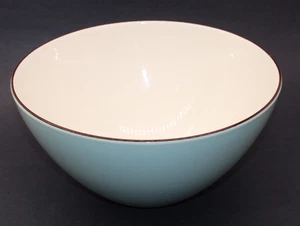 Vtg Pagnossin Treviso Sage Green Rim 9 3/4" Vegetable Serving Bowl White Center - Picture 1 of 9