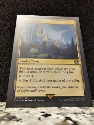 Final Fantasy MTG - Starting Town Rare Non-Foil (Near Mint) - Image 1 of 4