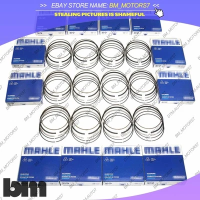 12x Piston Rings Φ82.6mm Set STD For Mercedes-Benz G65 S65 AMG W221 M275 6.0 V12 - Imagem 1 de 4