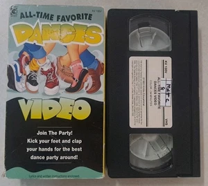 All-Time Favorite Dances [VHS Tape] by Kimbo Video KV 100V - Picture 1 of 3