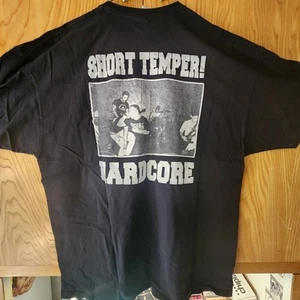 Short Temper Hardcore T-Shirt XXL Pre Owned - Picture 1 of 3