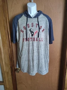 Houston Texans Team Apparel Men's Short Sleeve Hoodie T Shirt XL NWT - Picture 1 of 3