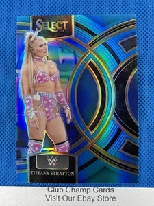 2024 #186 Tiffany Stratton Panini Select WWE Premier Blue Prizm 088/199 - Picture 1 of 3
