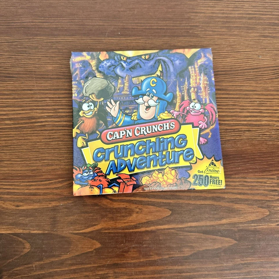 CAP’N CRUNCH’S CRUNCHLING ADVENTURE PC Computer Game CD-ROM Crunch SEALED - Image 1 of 4