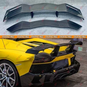 Forged/Carbon Fiber Rear Spoiler Wing Fit For Lamborghini Aventador LP700 LP740 - Picture 1 of 25