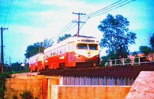 DUPLICATE SLIDE SEPTA TROLLEY #20 DARBY CREEK, PA MAY 27, 1959 - Picture 1 of 1