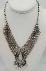 Freedom Silver tone chain necklace  - Picture 1 of 7