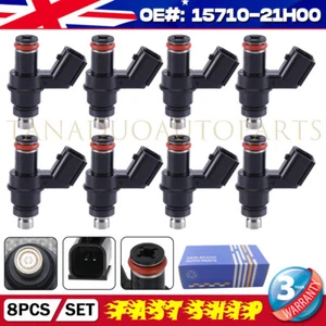 8Pcs Fuel Injectors 15710-21H00 For Suzuki GSXR1000 2007-2014 GSX1300R Hayabusa - Picture 1 of 14