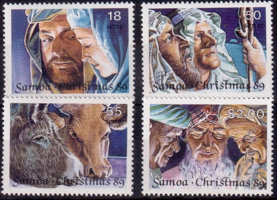 JUEGO SAMOA 1989 # 765/68 EN MUY BUEN ESTADO COMO NUEVO, ¡NAVIDAD!! B20 Foto 1 de 1