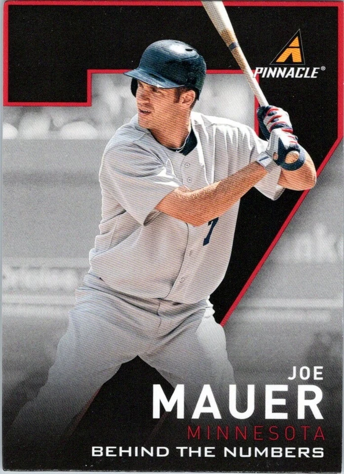 Pinnacle Behind the Numbers #7 2013 Joe Mauer Minnesota Twins Foto 1 de 2