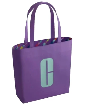 Clinique двусторонний подпись фиолетовый, помада покупки сумка с короткими ручками - новый с ярлыками - Изображение 1 из 4