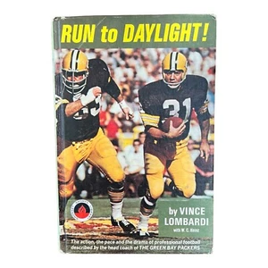 Vintage Run Daylight Lombardi Hardcover 1963 Fußball Sportbuch NFL Green Bay - Bild 1 von 11