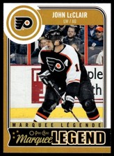 2014-15 O-Pee-Chee RETRO LEGEND John LeClair Pittsburgh Penguins #554 R85