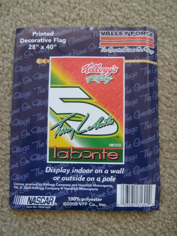 NASCAR TERRY LABONTE # 5 KELLOGG'S 28"X40" POLE FLAG Cover