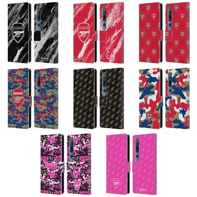 FUNDA BILLETERA LIBRO CUERO PATRONES ESCUDO ARSENAL FC OFICIAL PARA TELÉFONOS XIAOMI. Foto 1 de 4