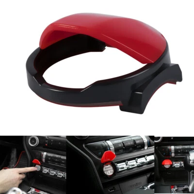 Cubierta de interruptor de botón de arranque del motor para Ford Mustang 2015-2020 Foto 1 de 4