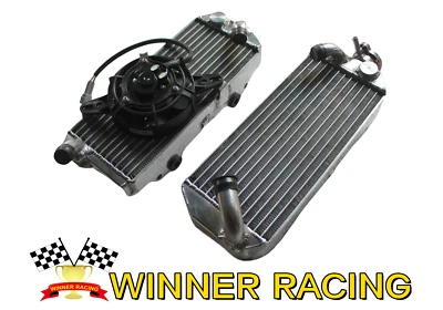 For Suzuki DRZ400S/DRZ400SM 2000-2022 Aluminum Radiators & Electric Fan - Image 1 of 4