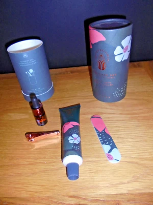 Wanderflower Hand Care Set - Eucalyptus and Verbena, Hand Cream, Nail File, Oil - Image 1 of 3