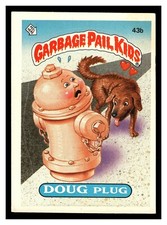 DOUG PLUG #43B GARBAGE PAIL KIDS GPK ORIGINAL SERIES 2 OS2 HIGH GRADE 1985