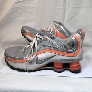 Nike Shox '09 Metálico Plata/Naranja Zapato para Correr Entrenador 366423-002 Mujer Talla 8 - Imagen 1 de 6