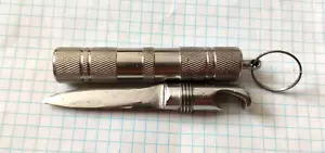 Vintage USSR Soviet Rare Knife barrel with bottle opener, handmade - Picture 1 of 12