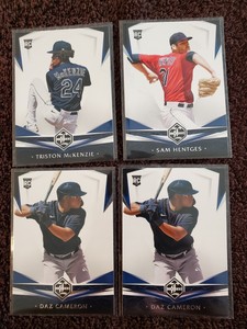 2021 Chronicles Limited  Baseball 4 Card RC Lot - McKenzie Hentges Read Desc