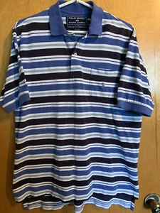 Vintage Polo Sport Ralph Lauren Polo Shirt Sz Lg Made In Canada EUC - Picture 1 of 3
