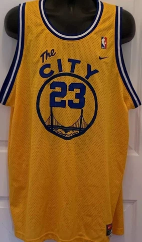 Golden State Warriors Jason Richardson 23 Nike Mens Jersey Orange Scoop XXL Cover