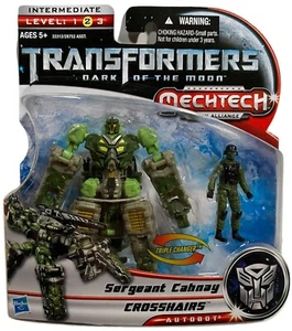 Transformers DOTM Mechtech Human Alliance Sergeant Cahnay&Crosshairs Figures NEW - Picture 1 of 2
