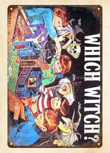 Giochi da tavolo Quale strega 1970 insegna latta metallo arte da parete insegne metallo - Foto 1 di 4