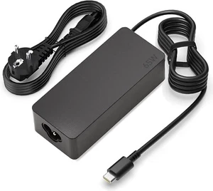 65W USB C Caricatore Alimentatore per Lenovo ThinkPad T14 T15 T480 T480s T490 T4 - Foto 1 di 7