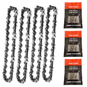 4PCS 6" Chain Saw Chain For 6 inch Mini Electric Chainsaw Hand Held Wood Cutter - Picture 1 of 11