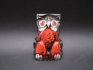 Litografía de hojalata de búho de Halloween de colección clicker ruido juguete de metal de EE. UU. - RARO - Imagen 1 de 6