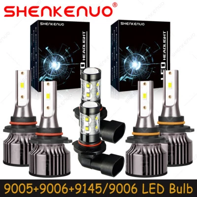 For BMW 740i 740iL 750iL 1993-1994 LED Headlight Bulb High Lo Beam Fog Light V25 - Image 1 of 4