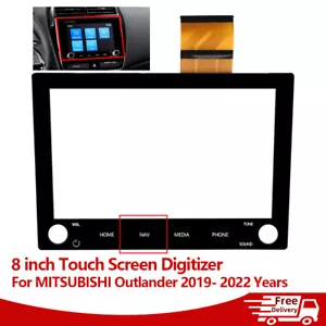 8" NAV Touchscreen Digitizer für Mitsubishi Outlander 2 Knöpfe Radio Navigation - Bild 1 von 10