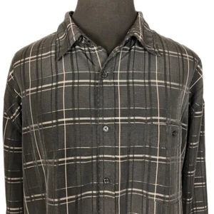 GNW Men's Short Sleeve Button Down Casual Shirt, 3XLT, Black - Picture 1 of 5