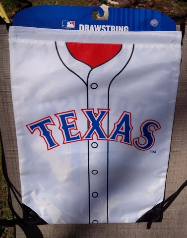 MLB TEXAS RANGERS DARVISH #11 DRAWSTRING BACKPACK LAUNDRY BAG CAMP BEACH Cover