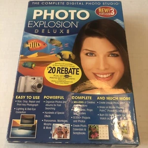 Photo Explosion Deluxe Version 3 Photo Editing For Windows 2000 XP Vista - Picture 1 of 2
