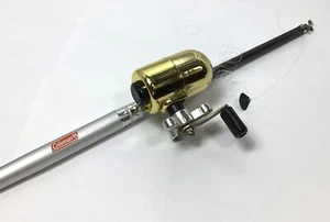 Coleman Deluxe Fish Pen Rectractable Fishing Pole & Reel - Picture 1 of 3