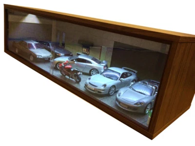 1/18 1:18 SCALE DIORAMA GARAGE DISPLAY ACRYLIC CASE W/ LED LIGHT MADE IN JAPAN ③ - Image 1 of 4