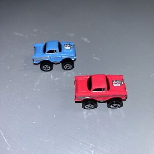 Vintage Road Champs Micro Machines 1957 Chevy Bel Air Hot Pink And Blue 1987