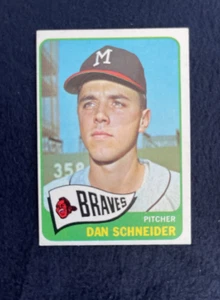 DCC: 1965 Topps Dan Schneider Milwaukee Braves #366 EX+ - Bild 1 von 2