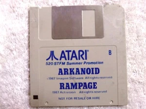 73414 Arkanoid / Rampage - Atari ST (1987) - Picture 1 of 1