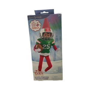 Elfe im Regal American Football Spieler Touchdown Nachricht Outfit Puppenkleidung - Bild 1 von 3