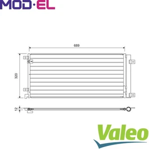 CONDENSER AIR CONDITIONING 822732 FOR HONDA CIVIC/X/Hatchback P10A4 1.0L 3cyl - Picture 1 of 8