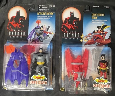 SELLADO Detective Batman, Crime-Fighter Robin Figuras Set 1997 Hasbro Kenner Foto 1 de 4