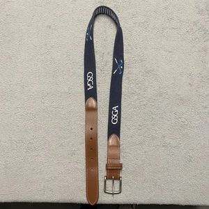 JT Spencer Gürtel Herren 34 Georgia State Golf Assoc. Needlepoint Club Preppy - Bild 1 von 8