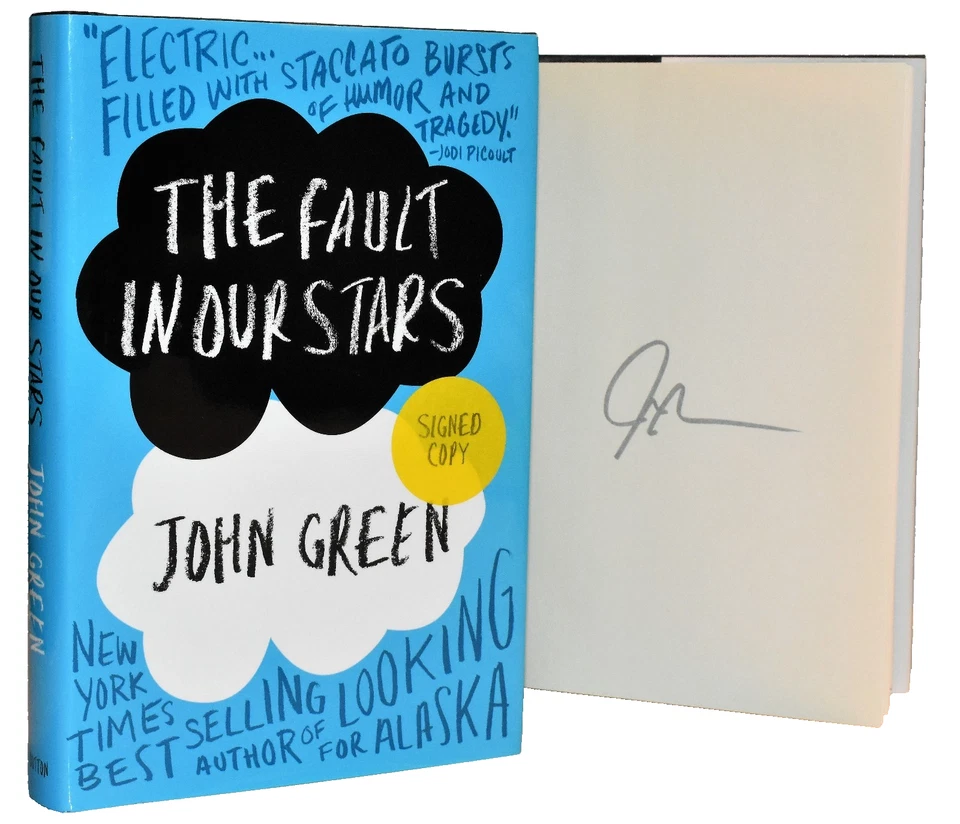 The Fault in Our Stars AUTOGRAPHED JOHN GREEN  (SIGNED 1st Print/Ed)NEW Foto 1 de 2